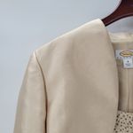 Talbots Women Dress Jacket 12 Cream Silk Blend Wedding Special Occasion MOB MOG Photo 4