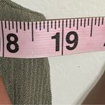 Staccato Womens  Olive Green Floral Embroidered Sleeveless Mini Dress Size Medium Photo 8