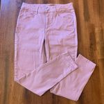 Seven7  jeans size 12 silver pink tummy control high rise skinny zip button Photo 0