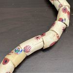 African Venetian Antique Bear Paw Evil Eye Millefiori Glass Trade Beads Necklace Photo 14