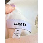 Likely  Asymmetrical Sleeve One Shoulder Bodycon Mini Dress White Women's US 4 Photo 4