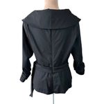 Tadashi Shoji Black Embellished Taffeta Blouse Evening Top Size 14 Photo 5