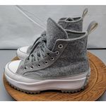 Converse Run Star Hike High Black Ice Ash Stone Women’s 5.5 / Men’s 4 Photo 9