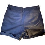 Apt. 9  Blue Cuffed Chino Classic Shorts‎ Casual Everyday Summer Beach Size 8 Photo 1
