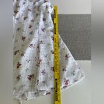 Vintage 90s Paris Sport Club White Floral Lace Back Fit and Flare Dress Large Photo 9