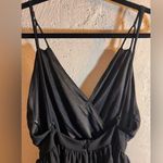 Love Culture  NWT Black Wrap Camisole Romper
Flowy lined backless sexy summer Photo 11