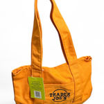 Trader Joe’s Trick or treat canvas tote bag Orange Photo 0