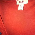 Reba NWT  Womens Sleeveless V Neck Embroidered  Photo 4