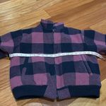 Woolrich  Vintage Wool Jacket Plaid  Zip Up Women’s Made In USA Bomber Style Sz M Photo 7