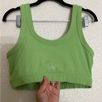 Alo Yoga Alo Green Wellness Sport Bra in green Apple size Large Photo 3