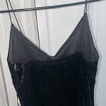 Revamped Black Womens Bodycon Velvet Dress Photo 3