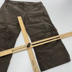 Athleta Capris Womens Size 4 Brown Pants Cargo Zip Pocket Cropped Outdoor Photo 7