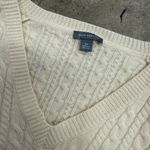 Ann Taylor  100% Cashmere pastel yellow v neck sweater Photo 1