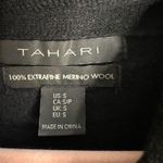 Tahari  Extra Fine Merino Wool Black Cowl Neck Sweater Sz Small Photo 1