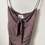 Princess Polly New NWT Loren Mini Dress Brown Size 2 Photo 8