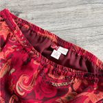 JM Collection  Elegant Red Paisley Women's Skirt Photo 2