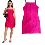 90's vintage 100% silk pink flower mini cynthia howie dress 4 small petite Size 4P Photo 1