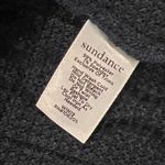 Sundance Ruffled Joy Assyemetrical Jacket Cardigan Navy Blue Large Textured Moto Photo 6