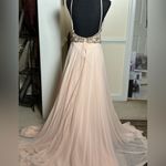 Jovani Elegant Beaded Pink Long Prom Dress Photo 2