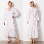 Evereve Roan + Ryan • Josephina Dress white maxi cotton tiered boho peasant Photo 15