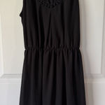 Iz Byer Black Lace Dress  XS X-Small Mini Goth‎ Whimsigoth Dark Party Sleeveless Photo 0