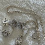 NWT Elegant .925 Italian Silver Jewelry Set with Cubic Zirconia * Photo 7