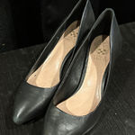 Vince Camuto  Black Leather Heels Photo 0