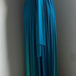 Speechless  Strapless Teal Maxi Dress Photo 8