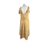 Free People Beach Breeze Maxi Oversized Dress in Dijon Mustard Photo 1