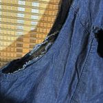 Woman Within Dark Blue Denim Zip and Snap Front Vest or Sleeveless Top 26/28 2X Photo 9