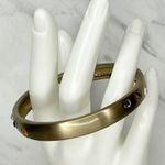 Chico's Gold Tone Rhinestone Bangle Bracelet Photo 2