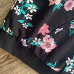 Lane Bryant Jacket Women Size 26 Floral Black Pink Full Zip Lightweight Coat Photo 5