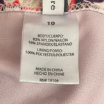 Colorful Pink Paisley and Leopard String Bikini Set Size 10 Photo 6