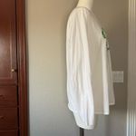White Long Sleeve Shirt with Green Shamrock Size XXL Photo 5