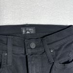Mother Denim Womens High Waisted Rider Ankle Jeans Size 24 Black Distressed Photo 1