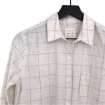 NOT MONDAY Kennedy Windowpane Shirt Light Grey XS Photo 1