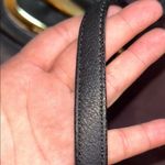 Michael Kors Black Leather and Gold Metal Crossbody Bag Photo 3