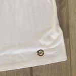 Michael Kors MK white T with ruffle hem sleeve . Photo 2