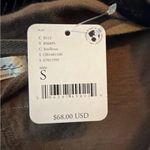 Free People  We The Free Just Chill NWT S $168 Brown Tee Photo 2