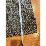 Irene Van Ryb Mid Length Leopard Print Classic Dress Size 40 US 8 Designer Gray Photo 5