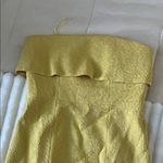 C/MEO COLLECTIVE  Mustard Strapless Mini Dress Photo 4
