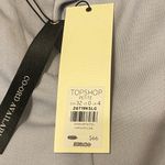 Topshop New NWT Womens Petite Straight Leg Gray Slacks Dress Pants Size 0 Photo 2