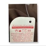 Zuliana Size S/M Brown Ruffle Side Tie Sarong Made in USA. New With Tags Photo 2