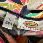 Talbots Tropical Pencil Skirt Faux Wrap Maximalist Bold Bloomcore Cotton Summer Photo 4