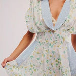 Free People  Pastel Floral Mini Dress Photo 0