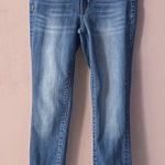 Charlotte Russe  Medium Wash Blue 3-Button High Rise Jeans Size 2 EUC Photo 0