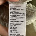 James Perse  Utility Pant Large Beige Cropped Drawstring Waist Casual Relaxed Fit Photo 9