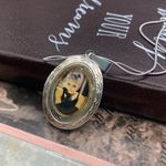 Audrey Hepburn Classic Icon Locket Pendant Necklace Stainless Steel Black Photo 6