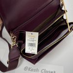 Michael Kors Jet Set Metallic Logo Large Wallet Crossbody - Mulberry Multi Photo 6