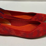 Rothy's The Point Botanicamo Red Camo Slip-On Flats Size 7.0 Photo 0